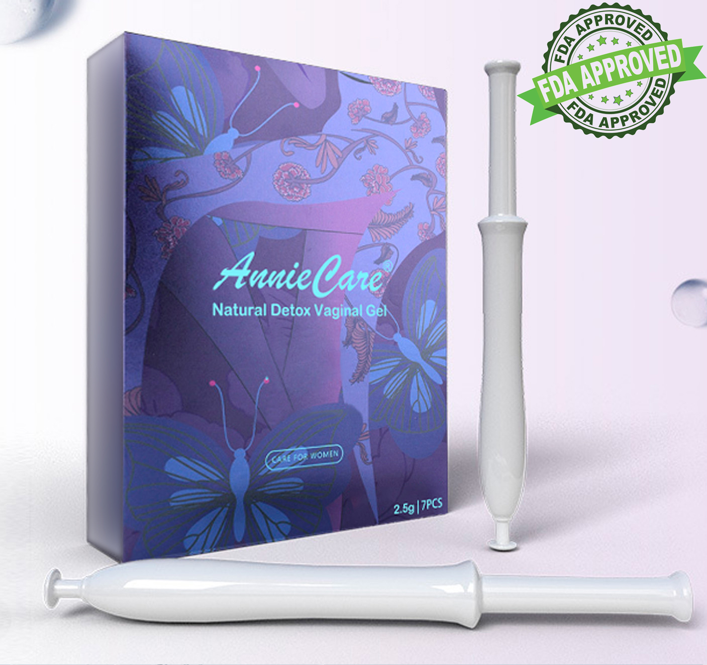 AnnieCare® Bezpośredni środek przeciwko swędzeniu & Naturalny detoks & Naprawa ujędrniająca & Różowy i delikatny żel